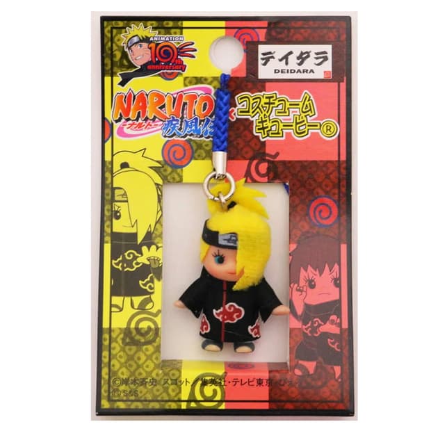 나루토 데이다라 코스튬 큐피 스트랩 고전 10주년 키링 아카츠키