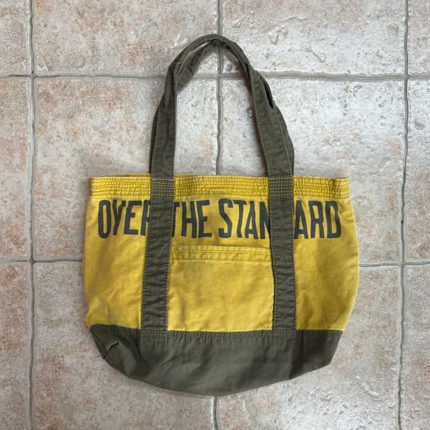 Sunny clouds two-tone tote bag