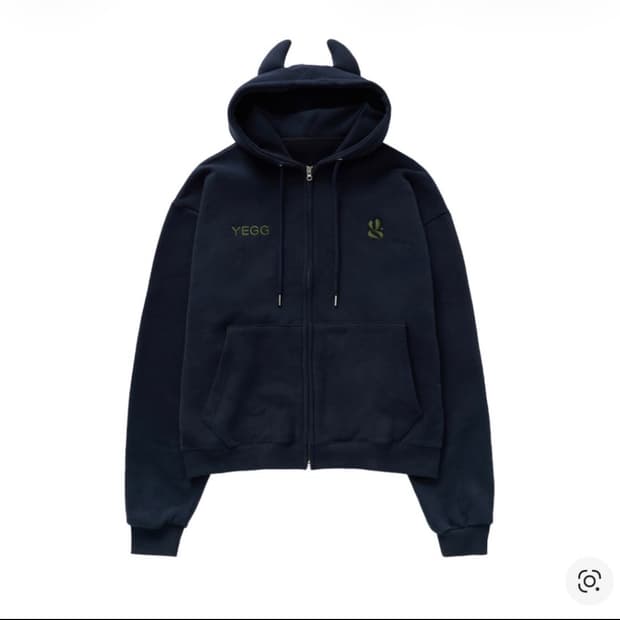 예그 데빌 후드집업 네이비