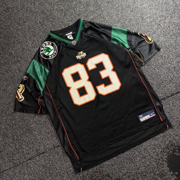 NFL 리복 유럽 베를린 썬더 빈티지 풋볼 저지 4479