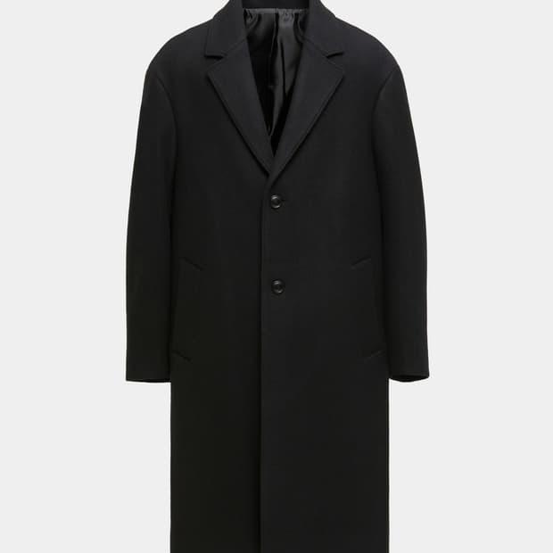 [22FW] 쿠어 COOR MTR 투 버튼 싱글 코트 (블랙)