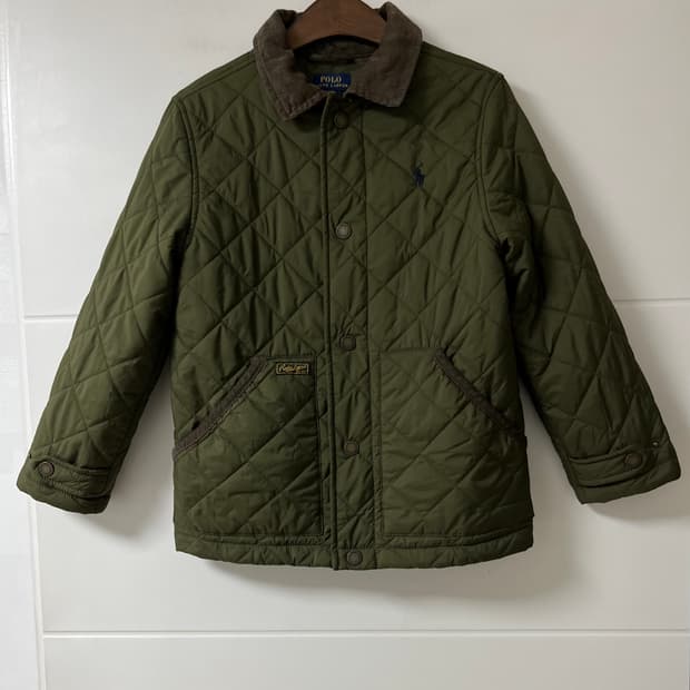 폴로 퀄팅 자켓 아동 8세