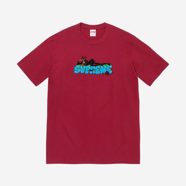 XL)슈프림 Supreme Catwoman T-Shirt Cardinal