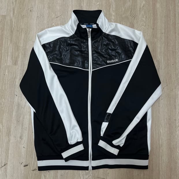 리복 올드스쿨 자수로고 배색 트랙탑 져지 XL(105)