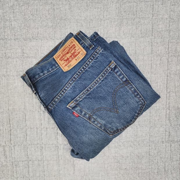 [33x30] 리바이스 550 중청 데님진 청바지