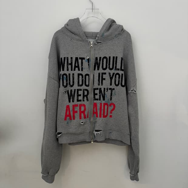 빈티지 후드집업(기모)