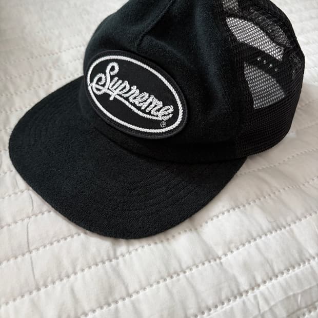 슈프림 테리 메쉬 스냅백