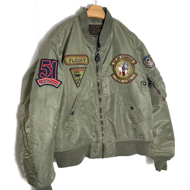 미공군 항공점퍼 ma1 봄버자켓 블루종 