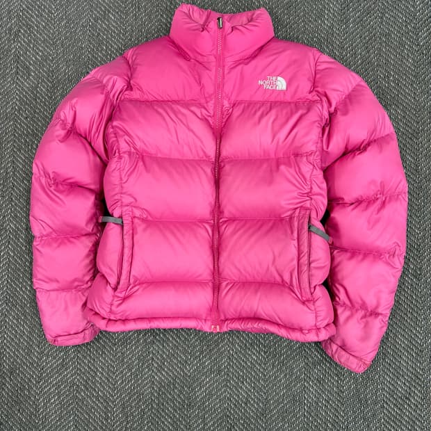노스페이스 700 눕시 패딩 핑크