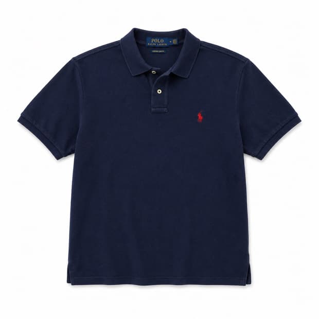 폴로 카라 반팔 티셔츠 네이비 M