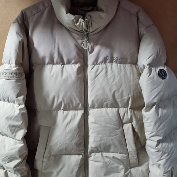 디스커버리 숏패딩 