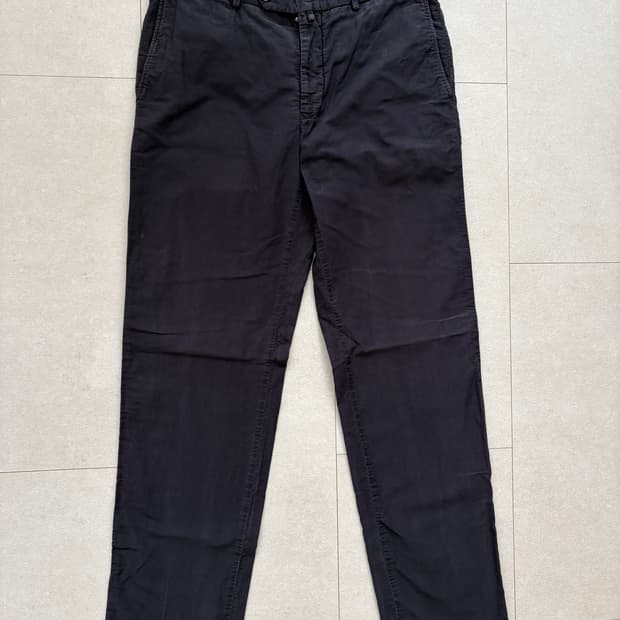 Ermenegildo Zegna 제냐 남성 블랙 면바지