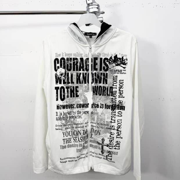 Beaumont Carr skull hoodie zip