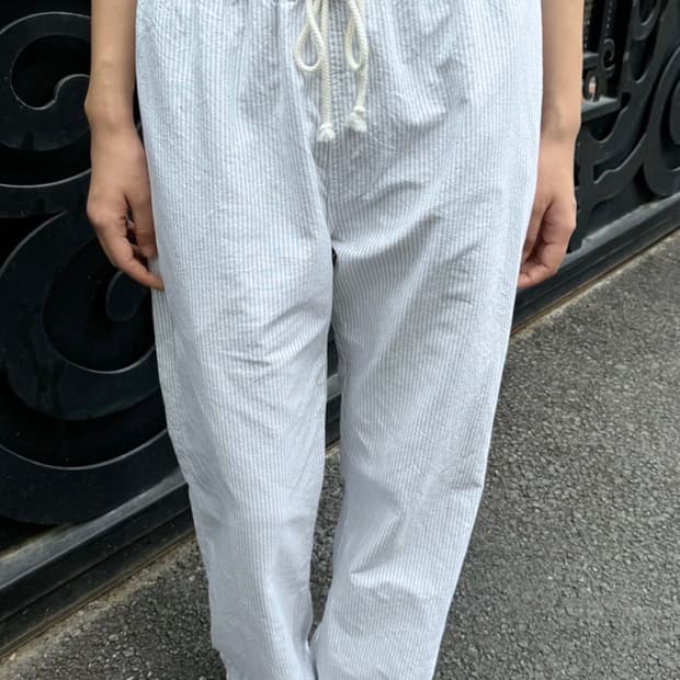 브랜디멜빌 아나스타샤 스트라이프 린넨 팬츠