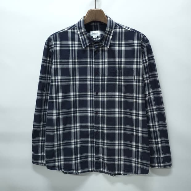 커버낫 포켓로고 체크셔츠 (LARGE)