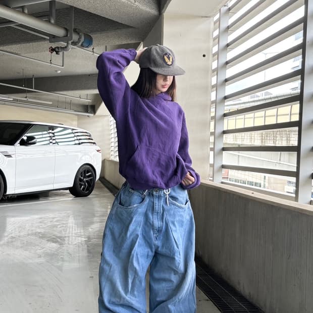 90‘s Russell 빈티지 후드티