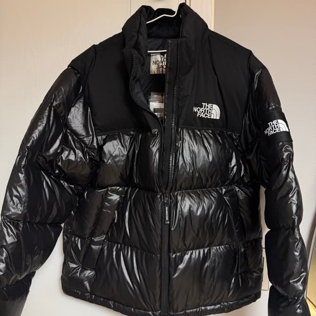 (105) 노스페이스 화이트라벨 노벨티 눕시 유광블랙