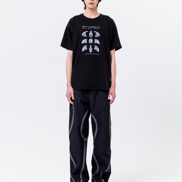 산산기어 스페이스건 반팔 블랙 