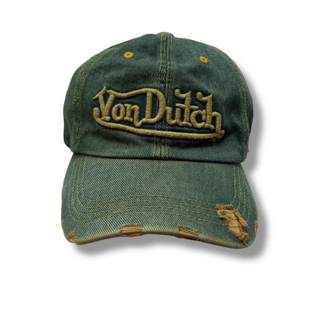 본더치 데님 데미지 캡