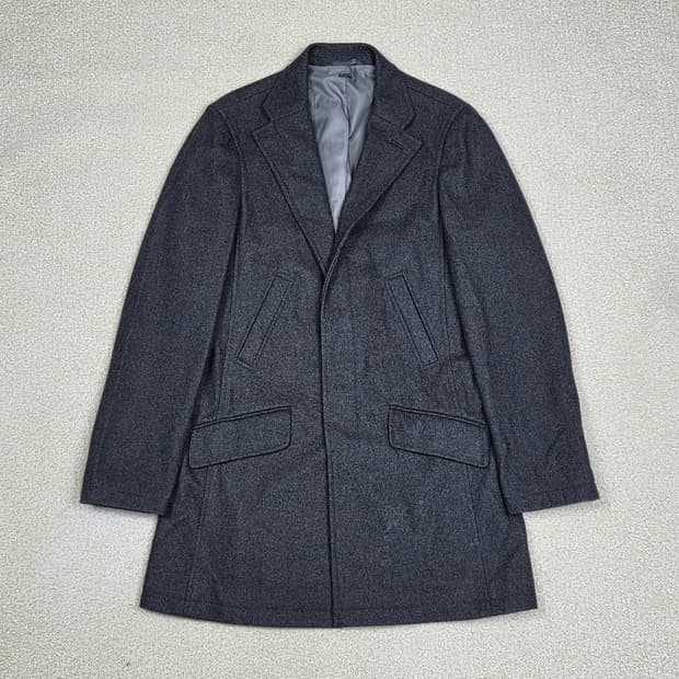 [아르마니 익스체인지] 울 히든 버튼 4포켓 싱글 코트 | 00238