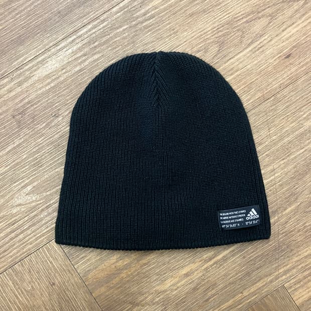 N65 아디다스 비니 블랙