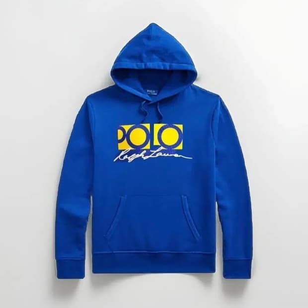 폴로 24fw 후드 블루