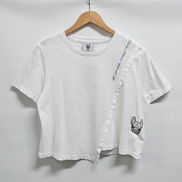 라이프워크 여성 크롭 반팔티셔츠 F