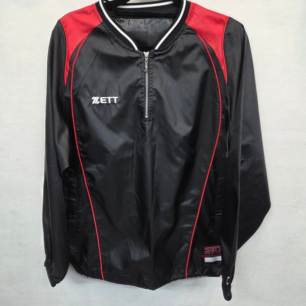 제트 반집업 웜업 바람막이 자켓 s 90