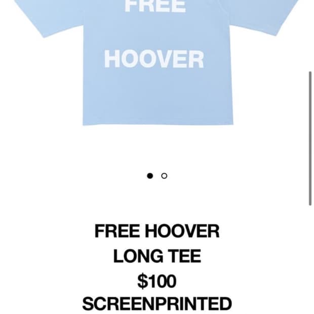 프리후버 Free hoover long t-shirt