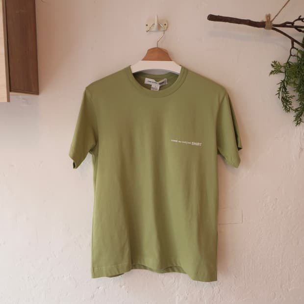 꼼데가르송 셔츠 로고 반팔 새상품