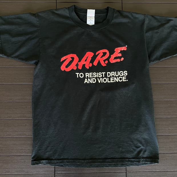 (L) 90s 빈티지 DARE 티셔츠