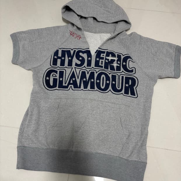 히스테릭글래머 반팔 후드