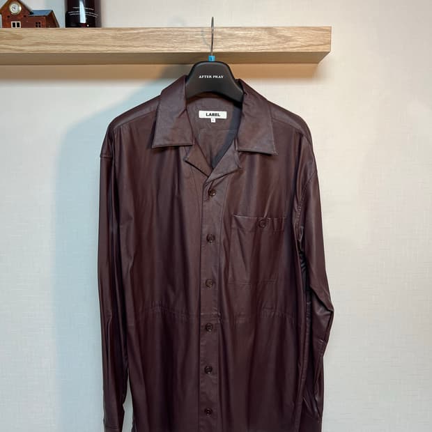 라벨 아카이브 가죽셔츠