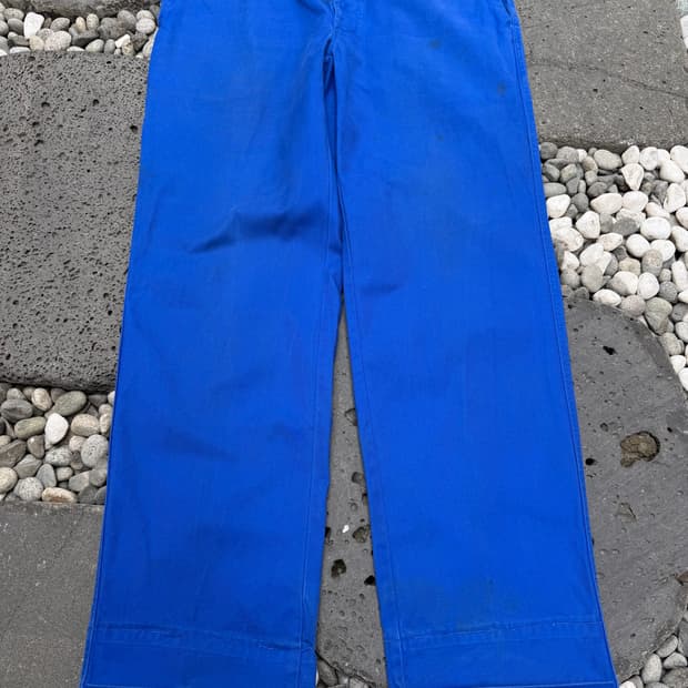 1980s Molinel WASHED BLUE FRENCH 프렌치워크팬츠