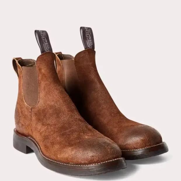 270 US9 더블알엘 콩그레스 러프아웃 스웨이드 첼시 부츠