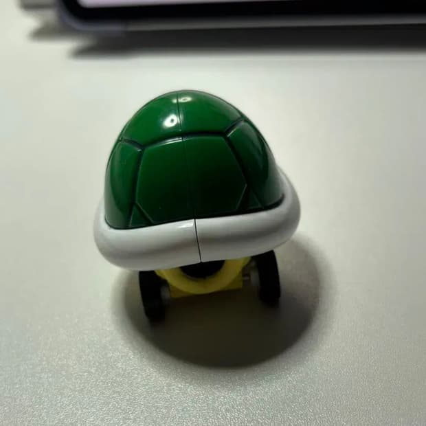 마리오 카트 초록 등껍질 장난감