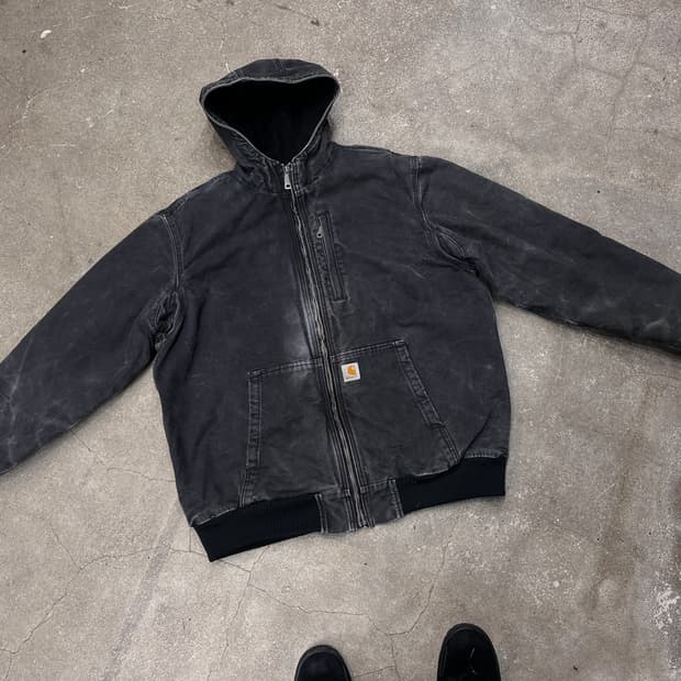 칼하트 풀스윙 라인 암스트롱 덕 액티브 자켓BLK