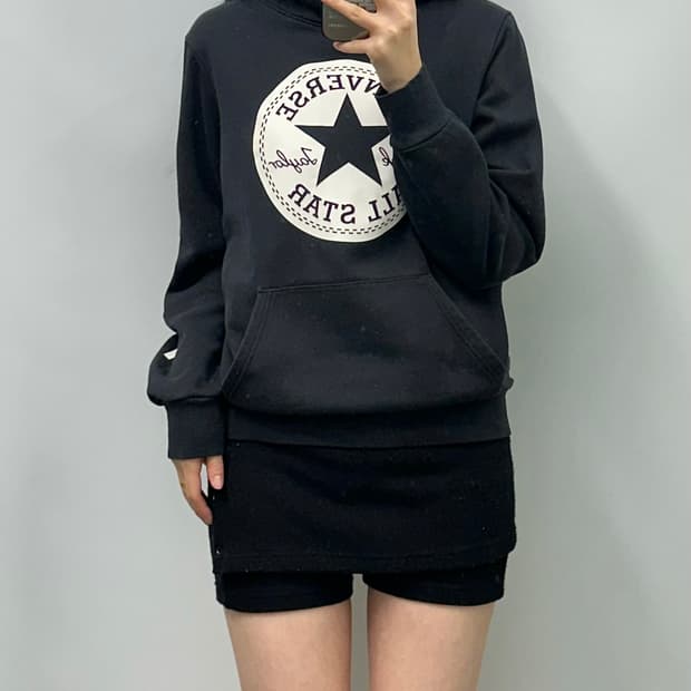 컨버스 y2k 와투케 스타 블랙 후드티