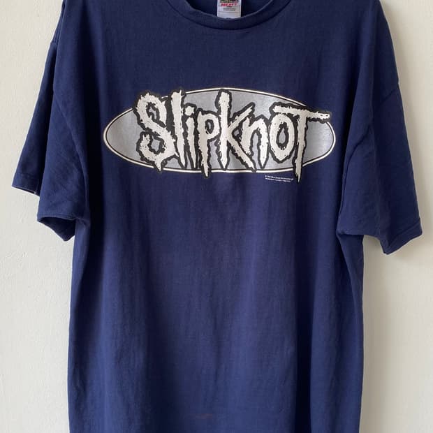 빈티지 slipknot 슬립낫 밴드 티셔츠 xxl 2xl