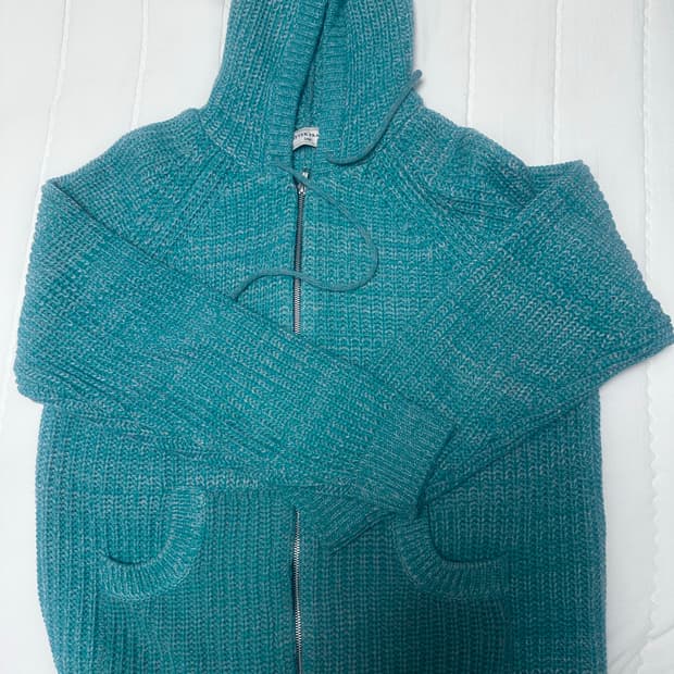 에프타프레이 인타르시아 니트후드 집업