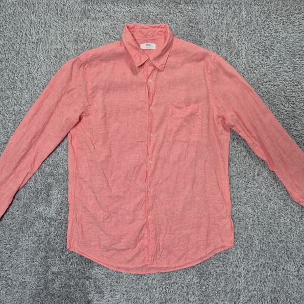 유니클로 남성 린넨 셔츠 XL