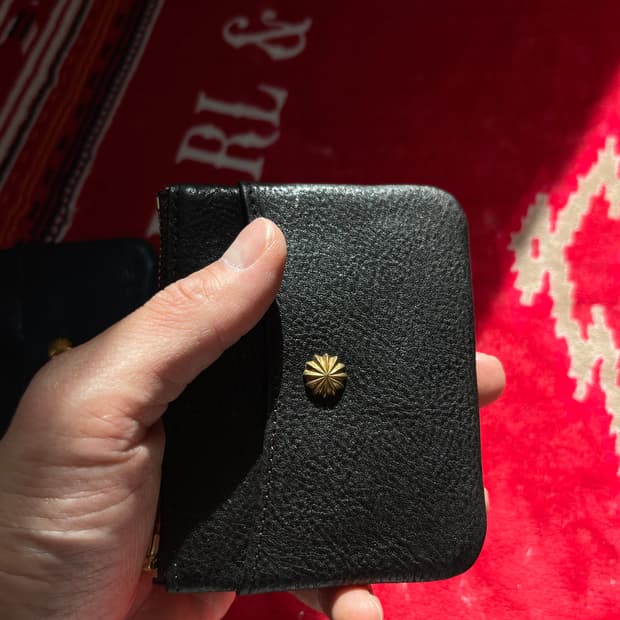 빈티지 리벳 미니 카드지갑