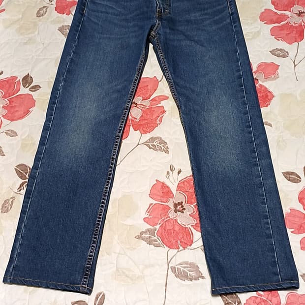 리바이스 505 미세한약기모 청바지 30인치 기장97