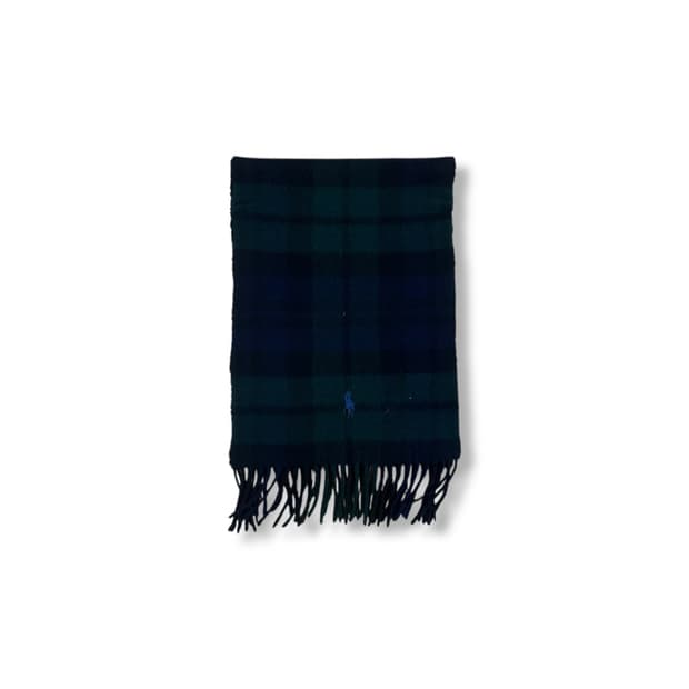 폴로랄프로렌 램스울 체크 머플러