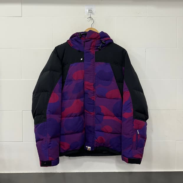 A Bathing ape 카모 패딩 점퍼
