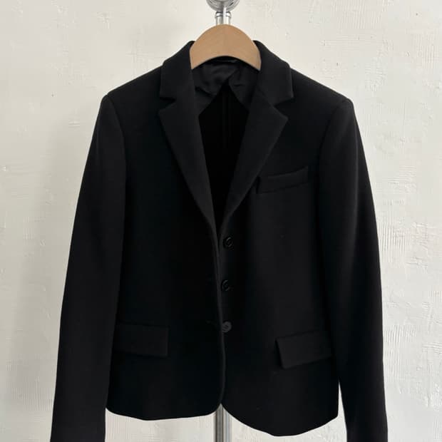 Max Mara 막스마라 블랙 울 블레이저 자켓