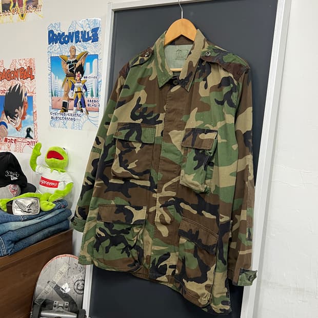 Military 밀리터리 오리지널 우드랜드 BDU 레귤러 카모 자켓