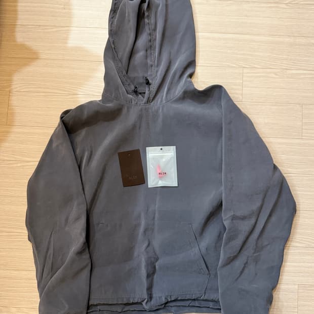 엑슬림 ep9 S 딥 그레이 후디 