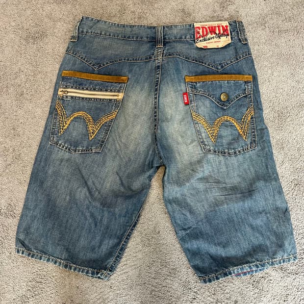 에드윈 익스클루시브 빈티지 웨스턴 하프팬츠(36)