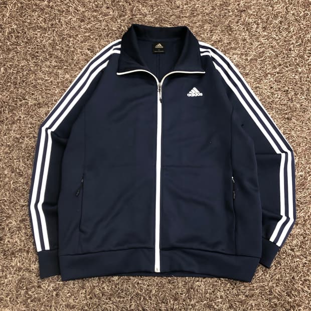 아디다스 네이비 져지 트랙탑